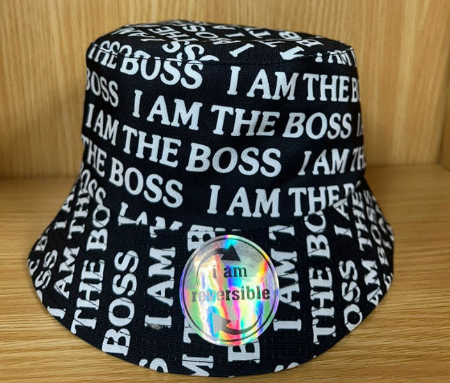 I Am The Boss Bucket Hat Black
