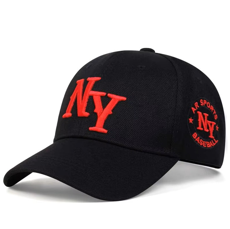 Original Style New York Baseball Cap Black Red
