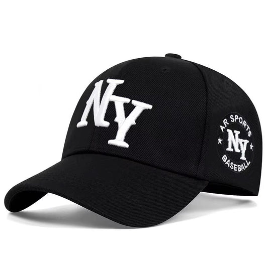 Original Style New York Baseball Cap Black White