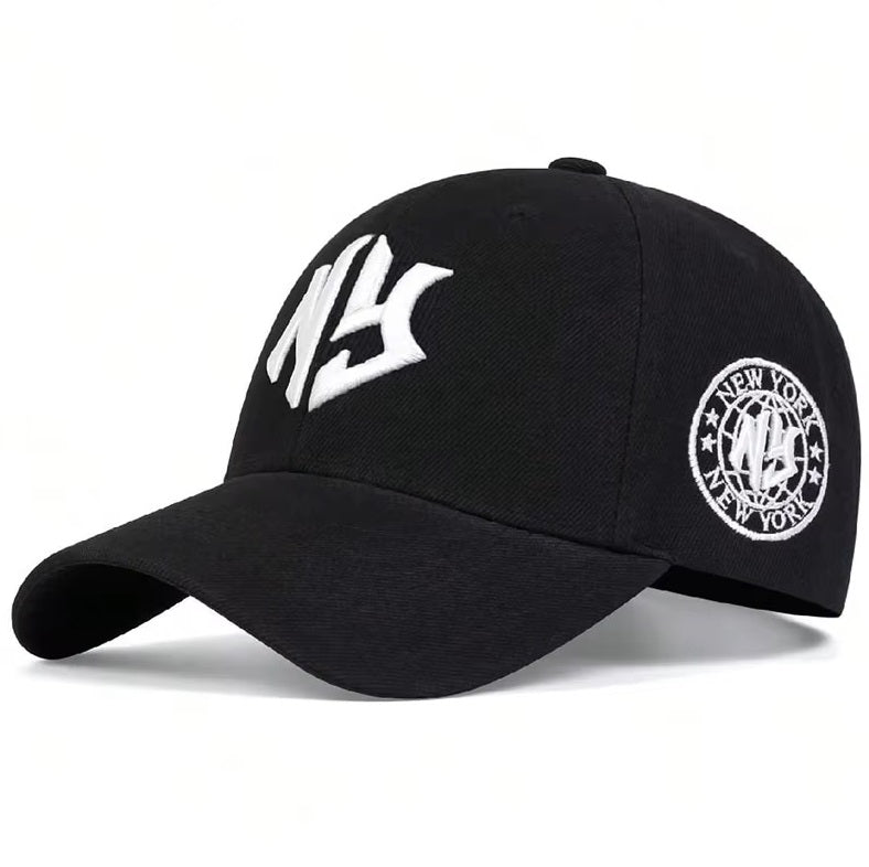 New Style New York Baseball Cap Black White